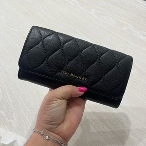 Vera Bradley quilted leather wallet Aubrey